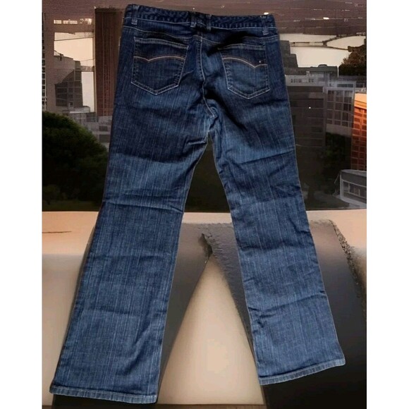 Freedom Women's Jean's Size 10S Blue Flare Leg Pockets - Picture 4 of 7